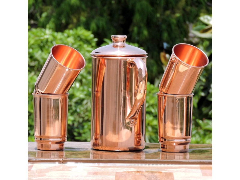 3_Pure_Copper_Pitcher_with_4_Copper_Tumblers_Plain_Style_1.5_Liters.jpg